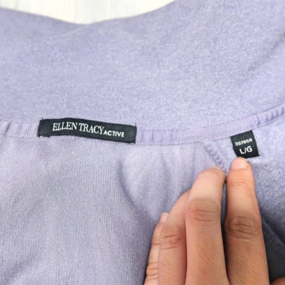 Ellen Tracy Active Full Zip Jacket Size Large - Picture 7 of 8